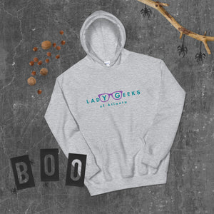 Lady Geeks Color Logo Unisex Hoodie