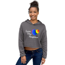 Love Thy Neighbor 2 Crop Hoodie